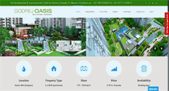 Desktop Screenshot of godrejoasisgurgaon.com